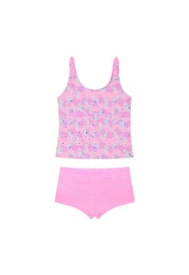 Traje de Baño Niña Tankini UV50 H2O Wear Rosado