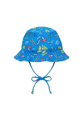 Imagen 2 del producto Gorro UV 50+ para Bebe Niño Celeste