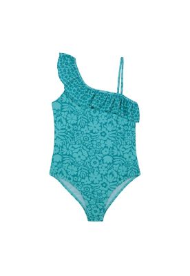 Traje de Baño Niña Teens UV50  H2O Wear Turquesa