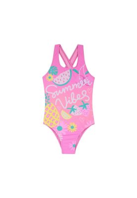 Traje de Baño Niña Entero UV30+ H2O Wear Fucsia