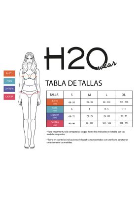 Imagen 2 del producto Traje de Baño Calzon Hot Pant Mujer H2O Wear Negro