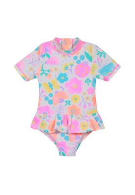 Imagen 2 del producto Traje de Baño Bebe Niña Entero UV50+ Blanco M/Corta