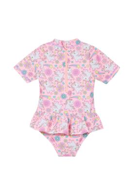 Imagen 2 del producto Traje de Baño Bebe Niña Entero UV50+ H2O Wear Coral M/Corta
