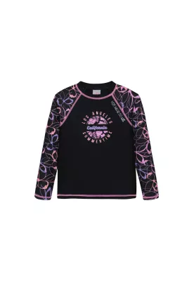 Traje de Baño Niña Polera UV50 M/Larga H2O Wear Negro