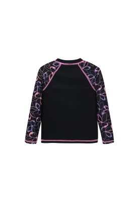 Imagen 2 del producto Traje de Baño Niña Polera UV50 M/Larga H2O Wear Negro