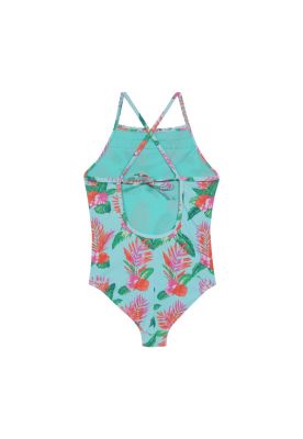 Imagen 2 del producto Traje de Baño Niña Entero UV30 Textura Celeste H2O Wear