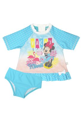 Imagen 1 del producto Traje de Baño Bebe Niña Set UV 50 Disney Minnie Verde