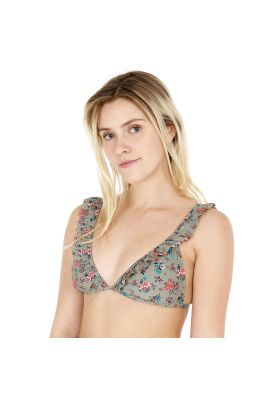 Imagen 1 del producto Traje de Baño Top Mujer H2O Wear Estampado Verde