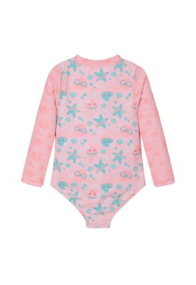 Imagen 2 del producto Traje de Baño Bebe Niña Manga Larga UV50+ H2O Wear