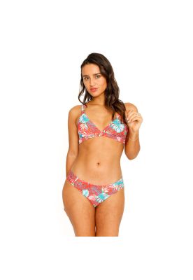Imagen 2 del producto Traje de Baño Bikini Top Banda Doble para Mujer Rojo