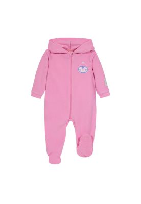 Pijama Bebé Niña Entero c/Gorro Polar Sustentable Rosado H2O Wear