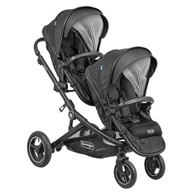 Nuevo Coche Paseo Doble Dueto Bebeglo RS-13310-2 Negro