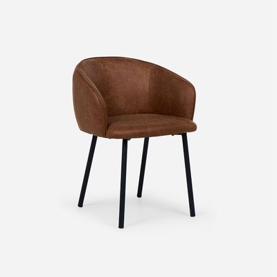 Imagen 2 del producto Set 2 Poltronas Rosen Turif Tela Camel