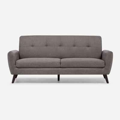 Sofá Adele 3 Cuerpos Tela Gris