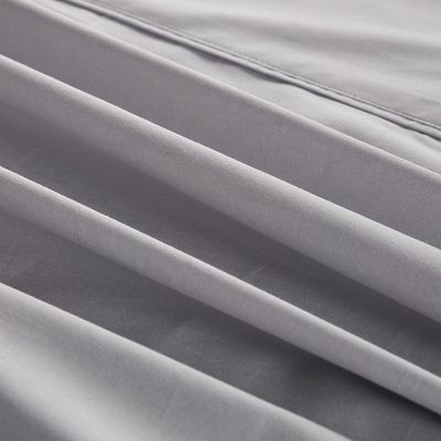 Imagen 2 del producto Sábana Rosen 200 Hilos Algodón Lisa Plata 1 Plaza