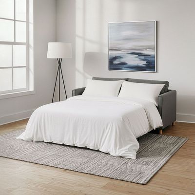 Imagen 2 del producto Sofá Cama Lido 3 Cuerpos Tela Gris