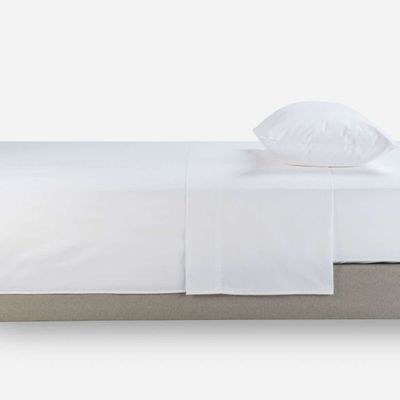 Imagen 2 del producto Sábana 144 Hilos Lisa Blanca 1.5 Plazas