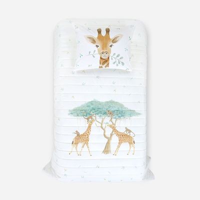 Cubrecama Rosen Kids Algodón Reversible África 1,5 Plazas
