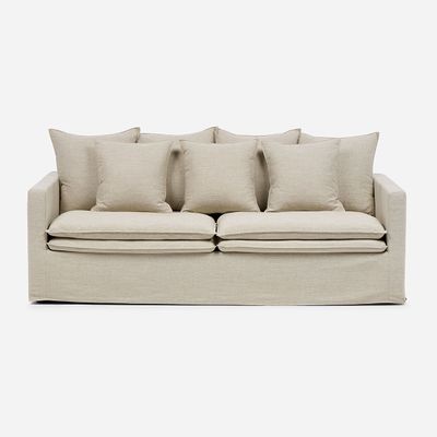 Imagen 2 del producto Sofá Gabon 3 Cuerpos Tela Tostado