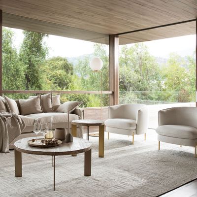 Imagen 2 del producto Poltrona Rosen Linz Tela Marfil