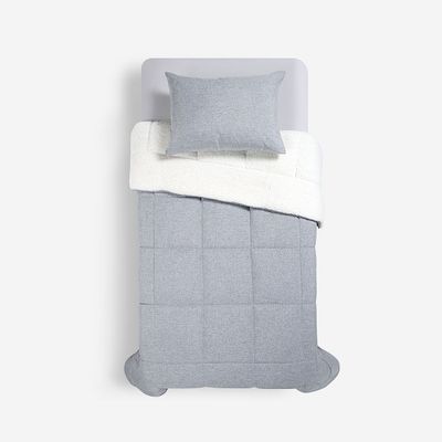 Imagen 2 del producto Plumón Sherpa Liso Grafito Melange 1.5 Plazas