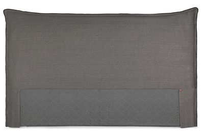 Respaldo Howick Super King Rosen Tela Gris