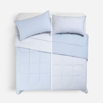 Imagen 2 del producto Plumón Bicolor Lines Ice 2 Plazas