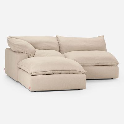 Imagen 1 del producto Sofá Seccional Rosen Shanklin Izquierdo 3 Piezas Tela Beige