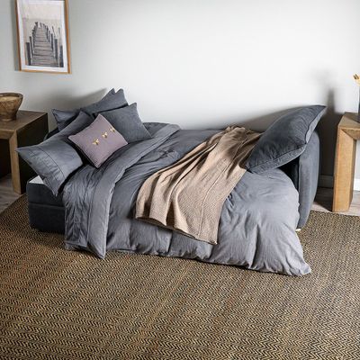 Imagen 2 del producto Futón Bron 3 Cuerpos Tela Grafito