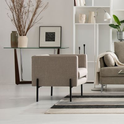 Imagen 2 del producto Poltrona Rosen Drolet Tela Arena