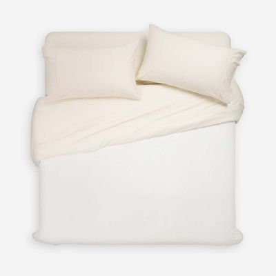 Imagen 2 del producto Set Funda de Plumón + Sábana Inferior Pure Blanco King