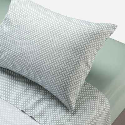 Imagen 2 del producto Sábana Rosen Microfibra Estampada Jade 2 Plazas