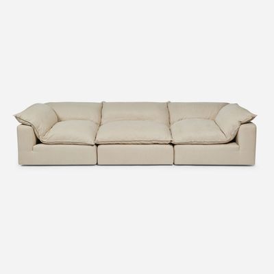 Imagen 2 del producto Sofá Modular Rosen Shanklin 2 Esquineros+1 Butaca Tela Beige