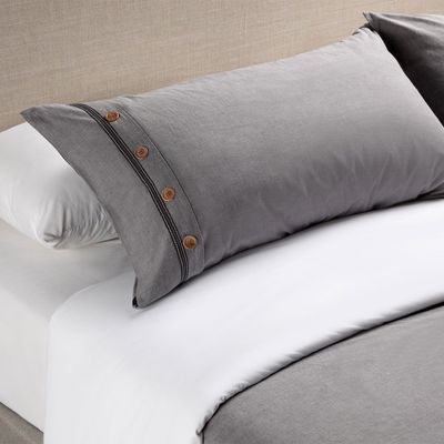 Imagen 2 del producto Funda Plumón Rosen Algodón Pure New Lanin Súper King Gris