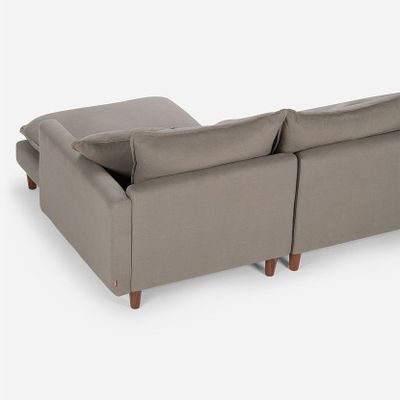 Imagen 2 del producto Sofá Seccional Rosen Dunster Derecho Tela Smoke