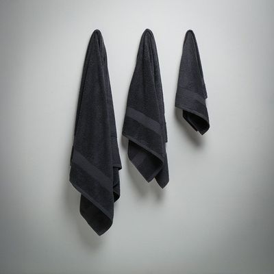 Imagen 2 del producto Toalla de Mano Lisa Basic 500 Gramos Charcoal
