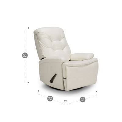 Imagen 2 del producto Bergere Rosen Rembrandt Leather Match Manual Marfil