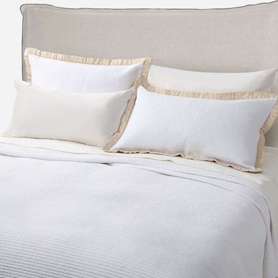 Imagen 2 del producto Cubrecama Algodón Albona Blanco King