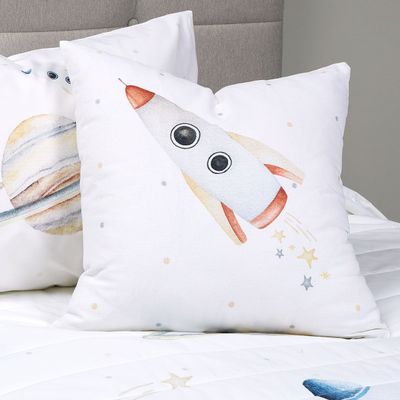 Imagen 2 del producto Funda Cojín Infantil Universo Azul 50 x 50 cm