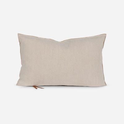 Funda de Cojín Ambiente Lino-Algodón 60 x 40 cm Arena