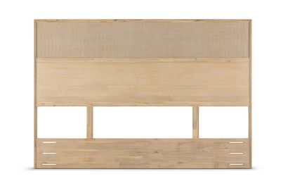 Respaldo Halsey 2 Plazas Rosen Madera-Rattán