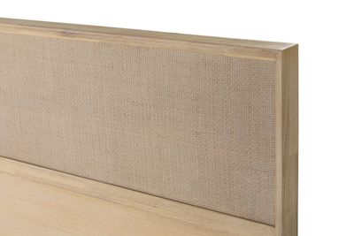 Imagen 2 del producto Respaldo Halsey 2 Plazas Rosen Madera-Rattán