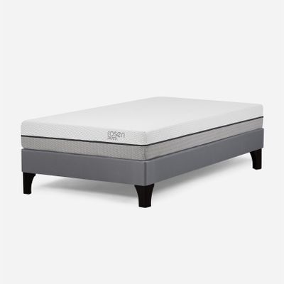 Cama Europea Pratta 1 Plaza Pata Madera 90 x 200 cm