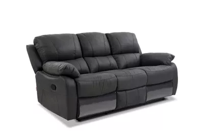 Sofá Reclinable Rosen Orson 3 Cuerpos Tela Manual Stone