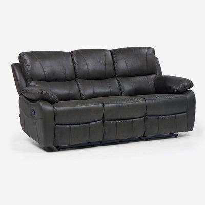 Imagen 1 del producto Sofá Reclinable Rosen Orson 3 Cuerpos Tela Manual Stone