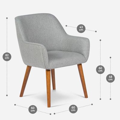 Imagen 2 del producto Poltrona Rosen Matilda Tela Menthol