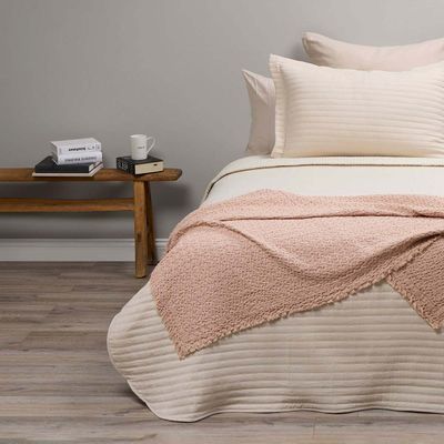 Cobertor Supersoft Beige 1,5 Plazas