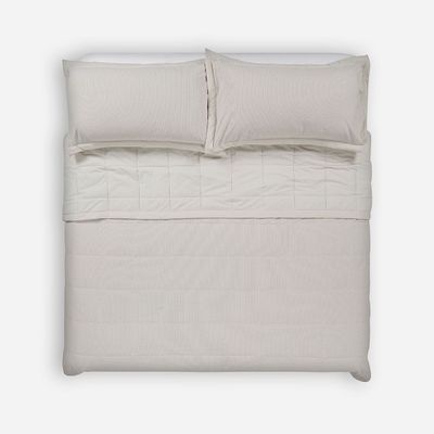 Imagen 2 del producto Cubrecama Algodón Stripes Natural King