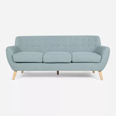 Sofá Rosen Rafaella Tela Agua 3 Cuerpos