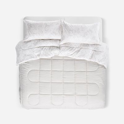 Imagen 2 del producto Plumón Reversible Soft Touch Amelia Beige 2 Plazas